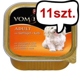 Animonda vom Feinsten DOG Adult drób z cielęciną (geflugelkalb) Mokra Karma dla psa op. 150g Pakiet 11szt.