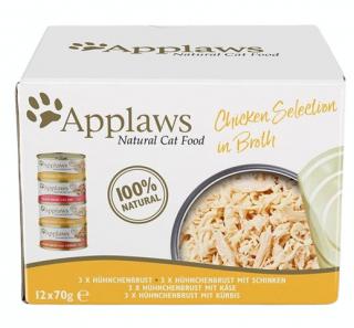 Applaws Natural Cat Food Multipack Chicken Mokra Karma dla kota op. 12x70g (puszki)