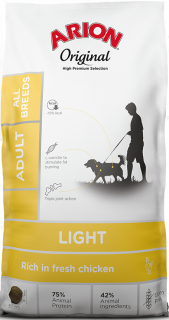 Arion Original Light Adult All Breeds ChickenRice Sucha Karma dla psa op. 12kg