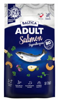 Baltica Excellent Hypoallergenic Adult Medium Salmon Sucha Karma dla psa op. 3kg