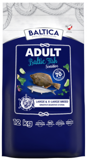 Baltica Excellent Sensitive Adult Large Baltic Fish Sucha Karma dla psa op. 12kg + Eko Torba GRATIS