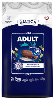 Baltica Excellent Sensitive Adult Medium Baltic Fish Sucha Karma dla psa op. 9kg