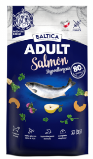 Baltica Hypoallergenic Adult Medium Salmon Sucha Karma dla psa op. 3kg