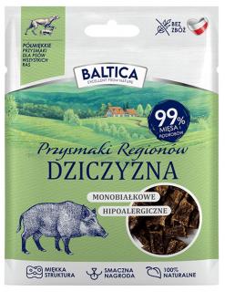 Baltica Monobiałkowe Przysmaki Regionów Dziczyzna dla psa op. 30g