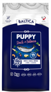 Baltica Puppy Small DuckSalmon Sucha Karma dla szczeniaka op. 9kg