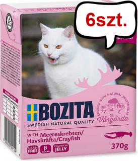 Bozita Adult Raki w galaretce Mokra Karma dla kota op. 370g Pakiet 6szt.