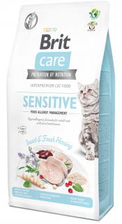 Brit Care Grain-Free InsectHerring Sensitive Sucha Karma dla kota op. 400g