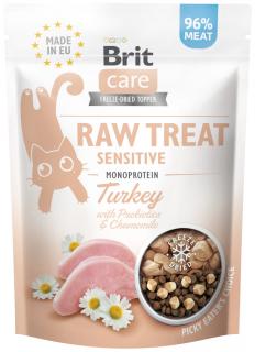 Brit Care Przysmak Raw Treat Sensitive Monoprotein Turkey dla kota op. 40g [Data ważności: 25.04.2025]