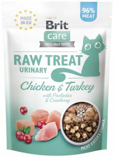 Brit Care Przysmak Raw Treat Urinary ChickenTurkey dla kota op. 40g [Data ważności: 04.04.2025]