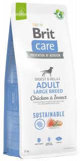 Brit Care Sustainable Adult Large Breed ChickenInsect Sucha Karma dla psa op. 2x12kg MEGA-PAK [Data ważności: 18.07.2024]