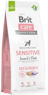 Brit Care Sustainable Adult Sensitive InsectFish Sucha Karma dla psa op. 12kg [Data ważności: 08.2024r.]