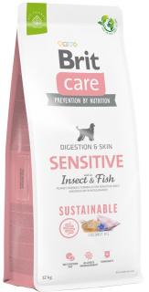 Brit Care Sustainable Adult Sensitive InsectFish Sucha Karma dla psa op. 12kg