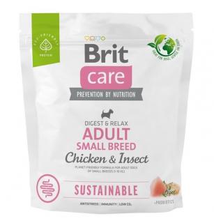 Brit Care Sustainable Adult Small Breed ChickenInsect Sucha Karma dla psa op. 1kg