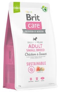 Brit Care Sustainable Adult Small Breed ChickenInsect Sucha Karma dla psa op. 7kg [Data ważności: 09.07.2024] WYPRZEDAŻ