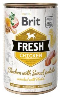 Brit Fresh Adult ChickenSweet Potato Mokra Karma dla psa op. 400g [Data ważności: 30.05.2024]