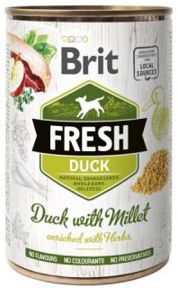 Brit Fresh Adult DuckMillet Mokra Karma dla psa op. 400g [Data ważności: 6.06.2024]