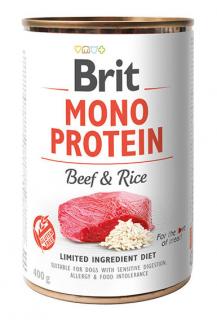 Brit Mono Protein Adult BeefRice Mokra Karma dla psa op. 400g