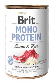 Brit Mono Protein Adult LambRice Mokra Karma dla psa op. 400g