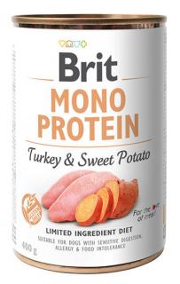 Brit Mono Protein Adult TurkeySweet Potato Mokra Karma dla psa op. 400g