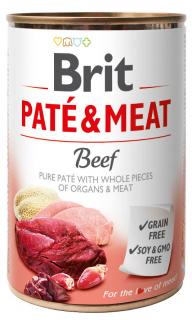 Brit PateMeat Adult Beef Mokra Karma dla psa op. 400g
