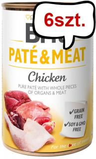 Brit PateMeat Adult Chicken Mokra Karma dla psa op. 800g Pakiet 6szt.
