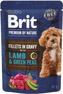 Brit Premium Adult LambGreen Peas Fillets in Gravy Mokra Karma dla psa op. 85g