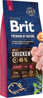 Brit Premium by Nature Junior Large Breed Sucha Karma dla szczeniaka op. 2x15kg MEGA-PAK