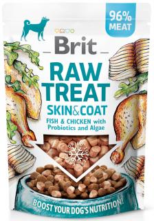 Brit Przysmak Raw Treat SkinCoat FishChicken dla psa op. 40g