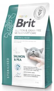 Brit Veterinary Care Sterilised SalmonPea Sucha Karma dla kota op. 2kg
