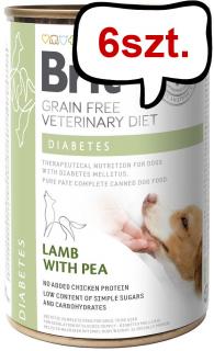 Brit Veterinary Diet Diabetes LambPea Mokra Karma dla psa op. 400g Pakiet 6szt.
