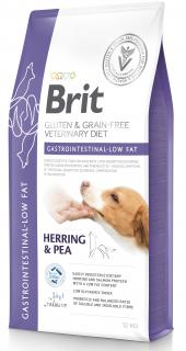 Brit Veterinary Diet Gastrointestinal LOW FAT HerringPea Sucha Karma dla psa op. 12kg