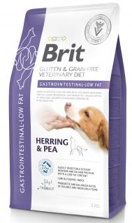 Brit Veterinary Diet Gastrointestinal LOW FAT HerringPea Sucha Karma dla psa op. 2kg