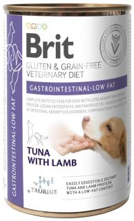 Brit Veterinary Diet Gastrointestinal Low Fat TunaLamb Mokra Karma dla psa op. 400g
