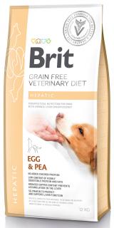 Brit Veterinary Diet Hepatic EggPea Sucha Karma dla psa op. 12kg