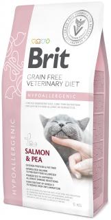 Brit Veterinary Diet Hypoallergenic SalmonPea Sucha Karma dla kota op. 2kg