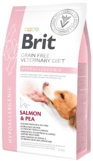 Brit Veterinary Diet Hypoallergenic SalmonPea Sucha Karma dla psa op. 2kg