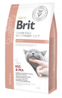 Brit Veterinary Diet Renal EggPea Sucha Karma dla kota op. 2kg
