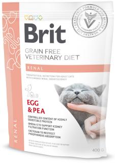 Brit Veterinary Diet Renal EggPea Sucha Karma dla kota op. 400g