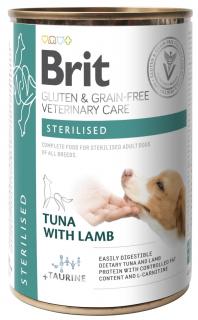 Brit Veterinary Diet Sterilised TunaLamb Mokra Karma dla psa op. 400g