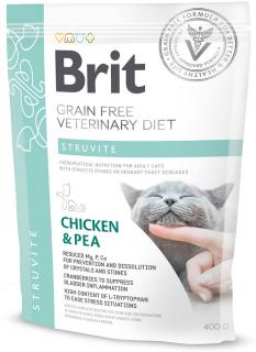 Brit Veterinary Diet Struvite ChickenPea Sucha Karma dla kota op. 400g