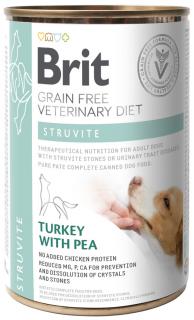 Brit Veterinary Diet Struvite TurkeyPea Mokra Karma dla psa op. 400g