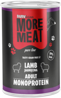 BUBAlicious More Meat Jagnięcina Mokra karma dla psa 400g WYPRZEDAŻ