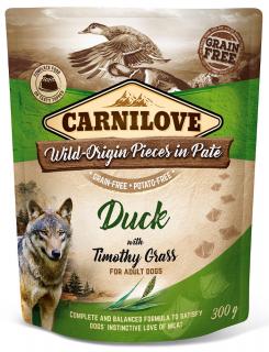 Carnilove Adult DuckTimothy Grass Mokra Karma dla psa op. 300g SASZETKA