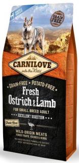 Carnilove Adult Small Fresh OstrichLamb Sucha Karma dla psa op. 6kg