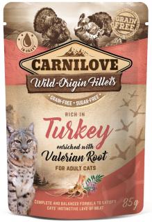 Carnilove Adult TurkeyValerian Root Mokra Karma dla kota op. 85g
