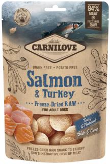 Carnilove Przysmak Raw Freeze-Dried SalmonTurkey dla psa op. 60g [Data ważności: 14.06.2025]