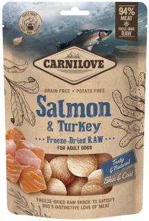 Carnilove Przysmak Raw Freeze-Dried SalmonTurkey dla psa op. 60g