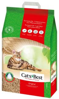 Cat's Best Żwirek drzewny Original (Eco Plus) dla kota op. 8.6kg (20l) + Miska GRATIS