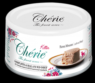 Cherie Mousse Kitten Tuna Mokra Karma dla kociąt op. 80g