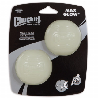 Chuck It Piłki Max Glow dla psa rozm. M op. 2szt. śr. 6.5cm nr kat. 32313